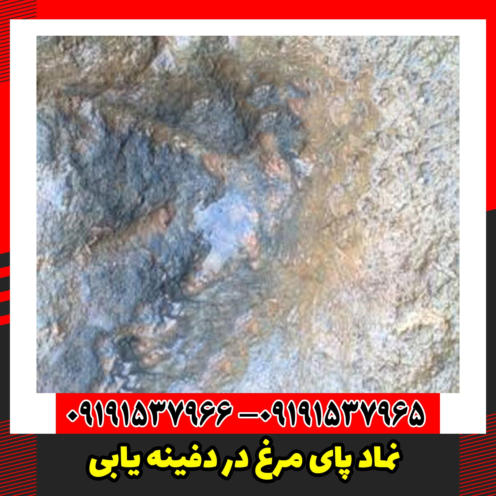 نماد پای مرغ در دفینه یابی