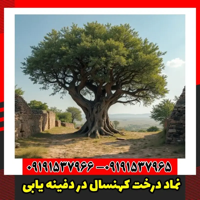 نماد درخت کهنسال در دفینه یابی
