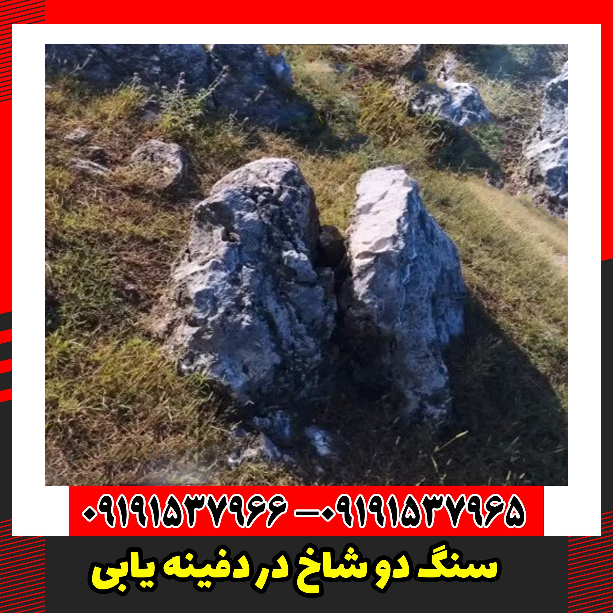 سنگ دو شاخ در دفینه یابی