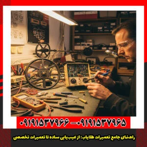 راهنمای جامع تعمیرات طلایاب: از عیب‌یابی ساده تا تعمیرات تخصصی